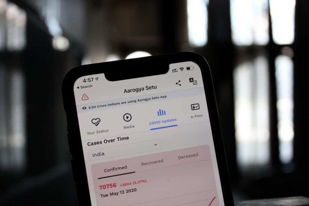India está reutilizando su aplicación de rastreo de contactos COVID-19 y su sitio web de vacunación
