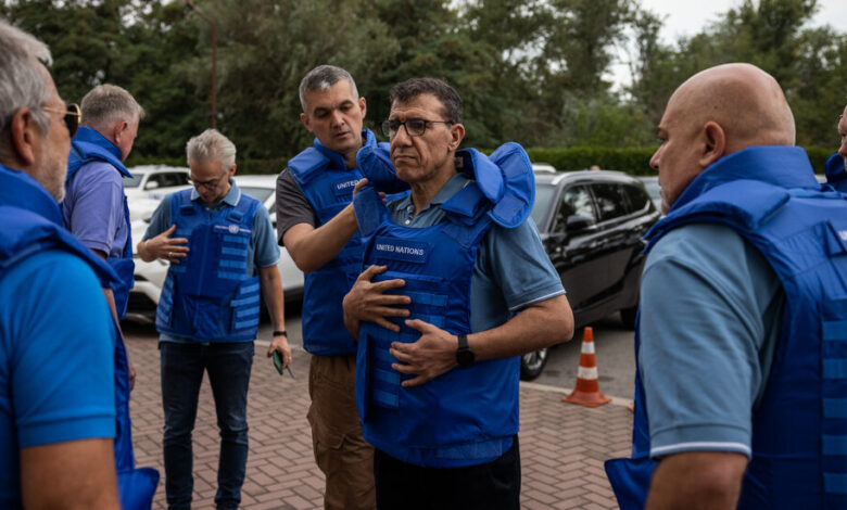 Inspectores de la ONU se preparan para el segundo día de evaluación de riesgos en planta nuclear