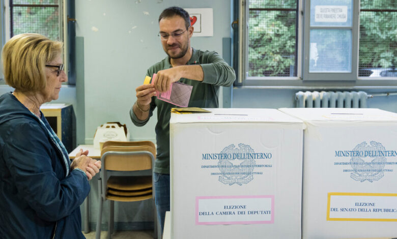 Italia vota en elecciones cruciales para Europa: actualizaciones en vivo