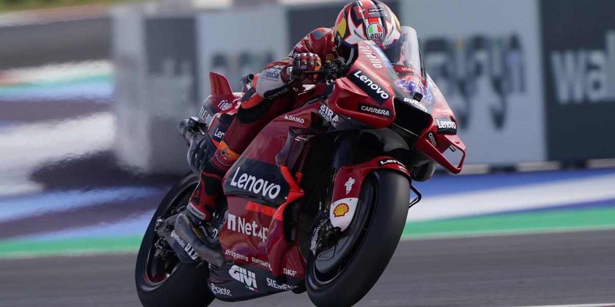 Jack Miller confirma el dominio de las Ducati en el circuito de Motorland