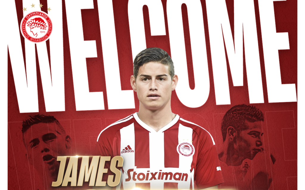 James Rodríguez es nuevo jugador del Olympiacos | Fotos
