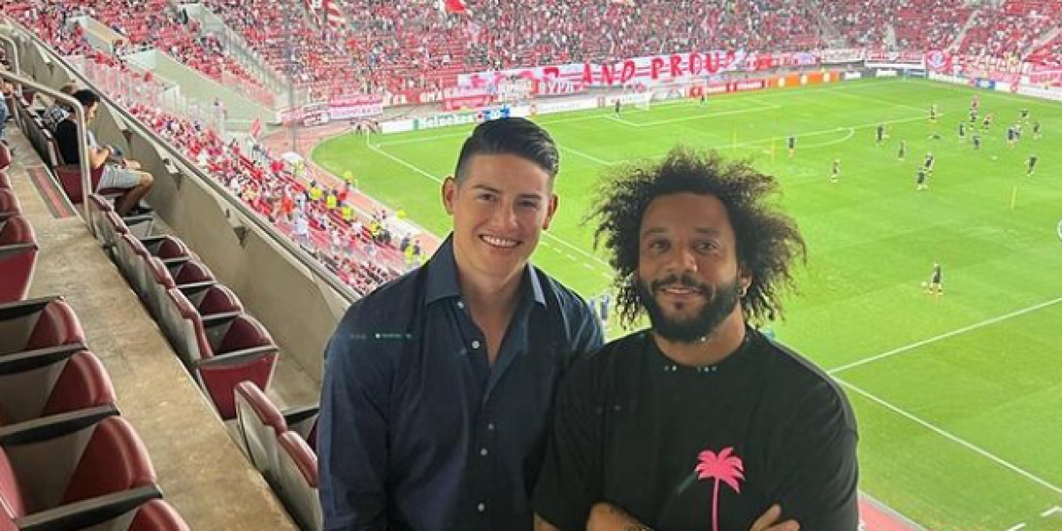 James Rodríguez se reencuentra con Marcelo en Olympiacos