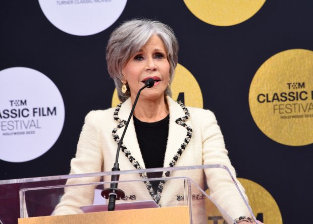 Jane Fonda dando un discurso / Gtres