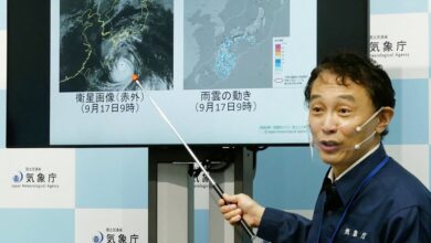 Japón advierte que el 'tifón violento' Nanmadol podría golpear el domingo
