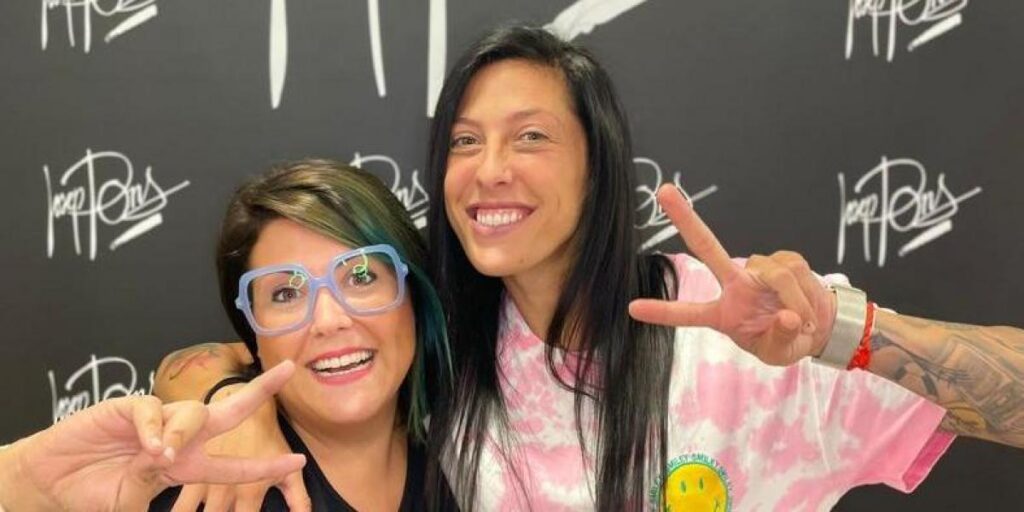 Jenni Hermoso sigue confiando en el estilismo de Josep Pons