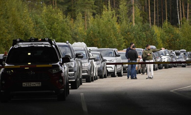 La UE busca una posición común ante la salida de refugiados rusos tras la movilización de Putin