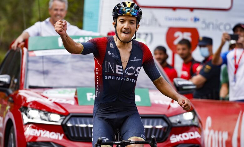 La Vuelta 2022: Corona Richard Carapaz una fuga en la Etapa 12 | Video