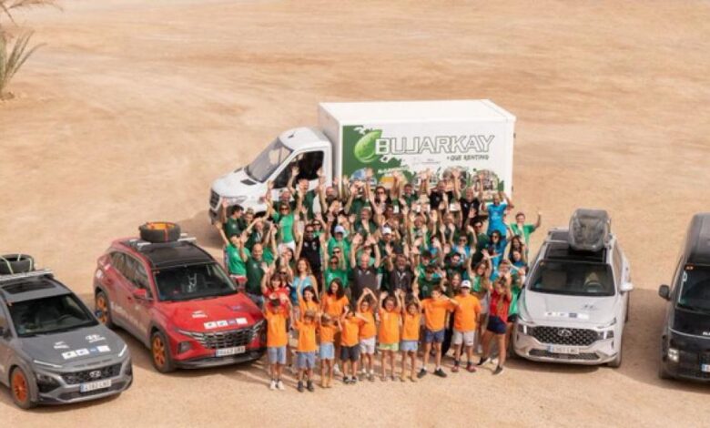 La caravana solidaria 'El desierto de los niños' de Hyundai vuelve con éxito