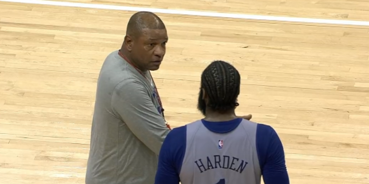 La conmovedora charla de Doc Rivers con Harden: "Vamos a ser imbatibles"