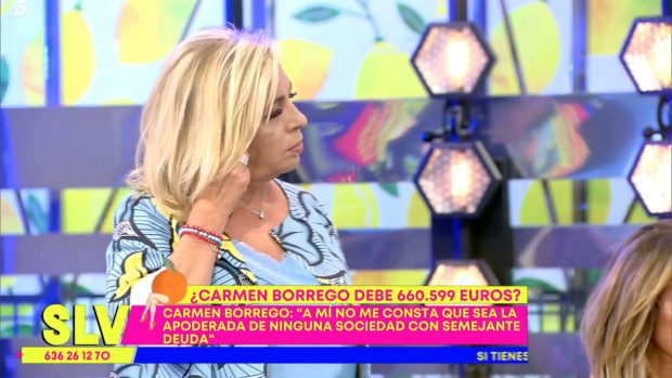 Carmen Borrego en 'Sálvame' / Telecinco