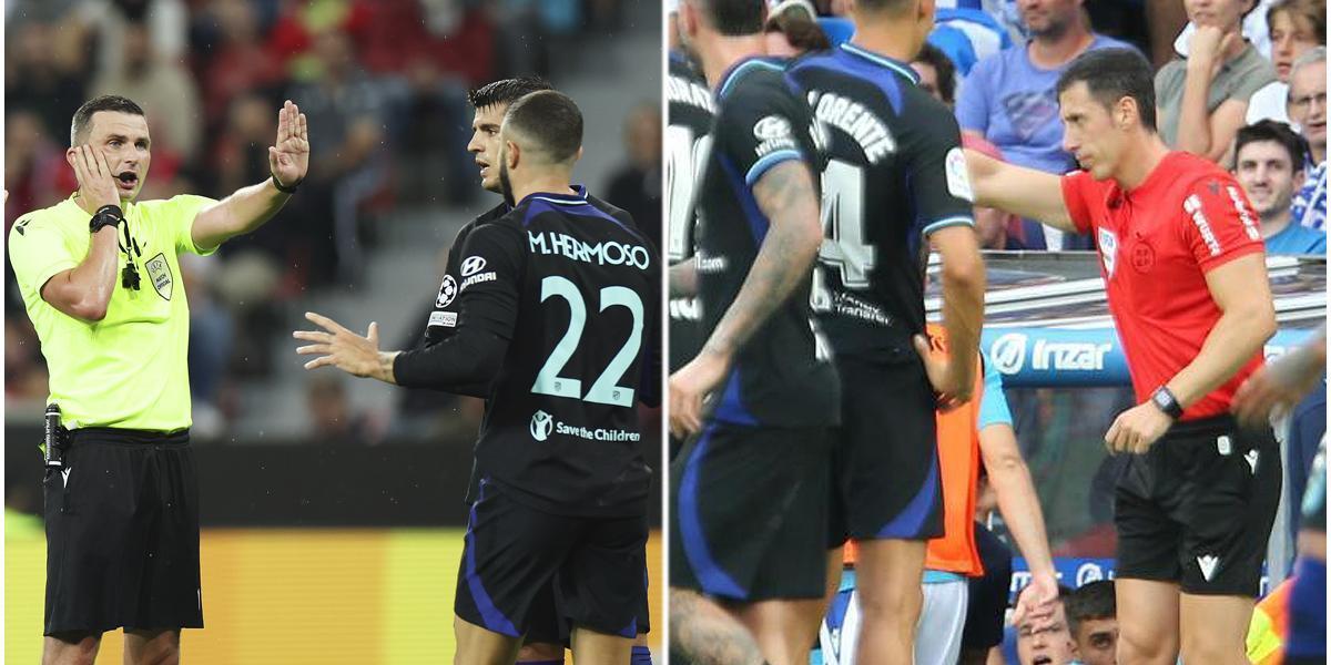 La indignación arbitral del Atlético ya no tiene fronteras