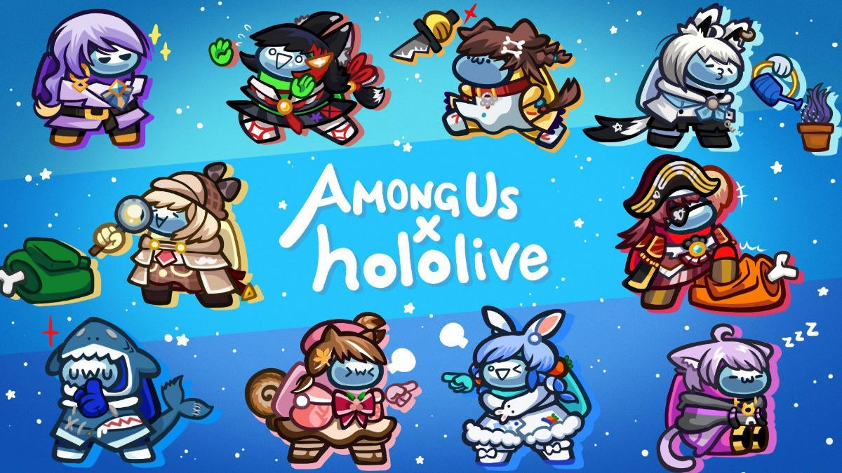Lanzamiento de la colaboración Among Us x Hololive