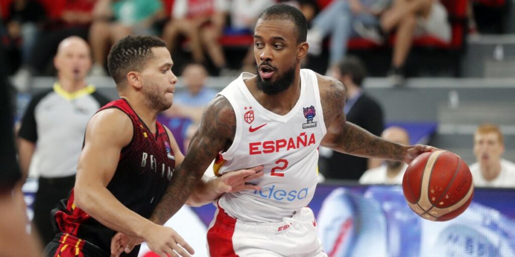 Las imágenes del España - Bélgica del Eurobasket