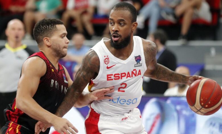 Las imágenes del España - Bélgica del Eurobasket