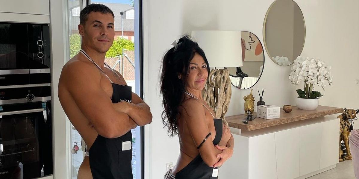 Las redes no dan crédito a lo que ven: Maite Galdeano y Kiko Jiménez, cocinando desnudos