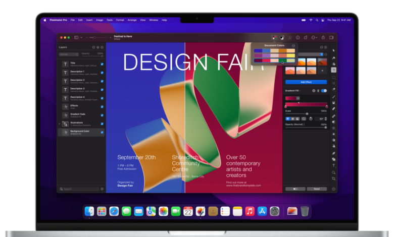 Llega Pixelmator Pro 3.0, agregando nuevas funciones, 200 plantillas, maquetas y más