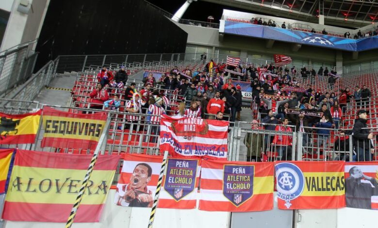 Los 'irreductibles' del Atlético estarán en la grada del BayArena