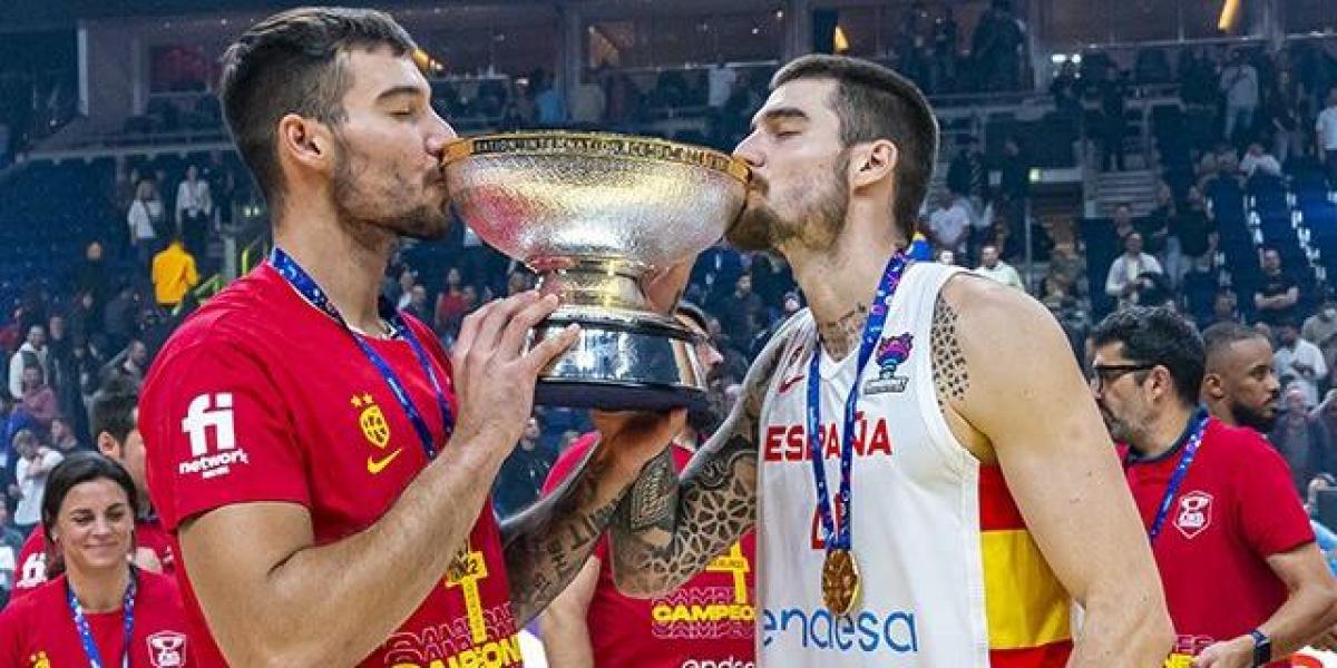 Los hermanos Hernangómez, protagonistas en las fiestas de Las Rozas