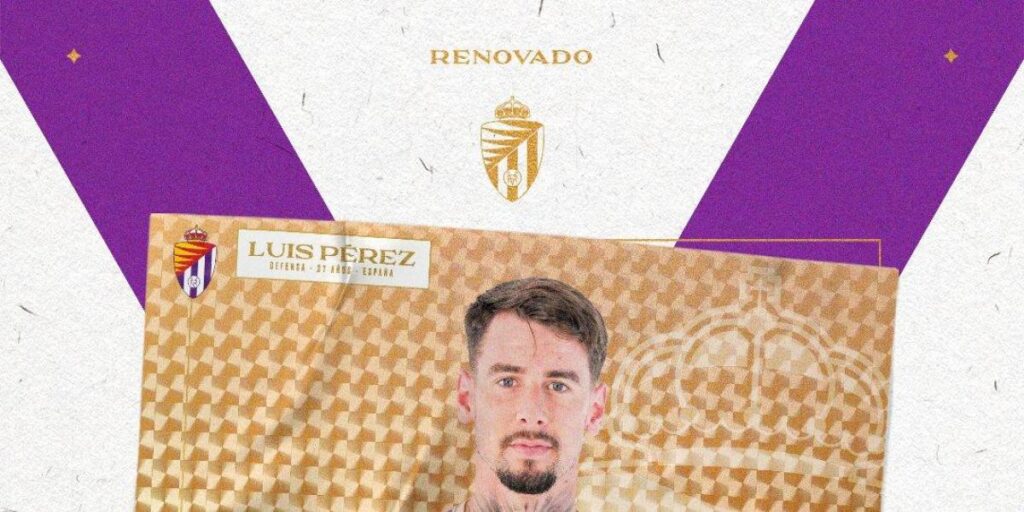 Luis Pérez amplía su contrato con el Real Valladolid hasta 2025
