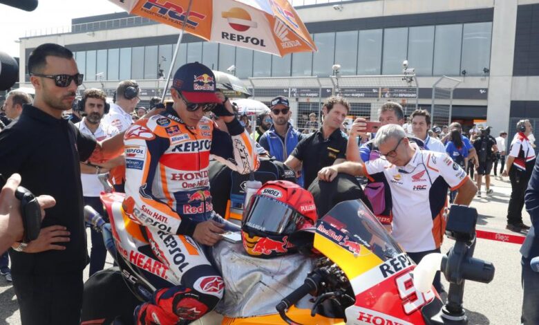Marc Márquez lo lamenta por Fabio "que se está jugando el mundial"