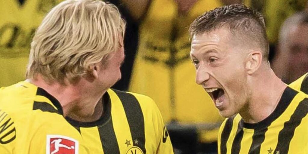 Marco Reus sitúa líder al Borussia Dortmund