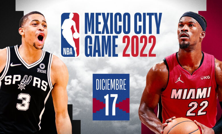 NBA: Agota boletos para el duelo Heat vs. Spurs en la Arena CDMX | Tuit