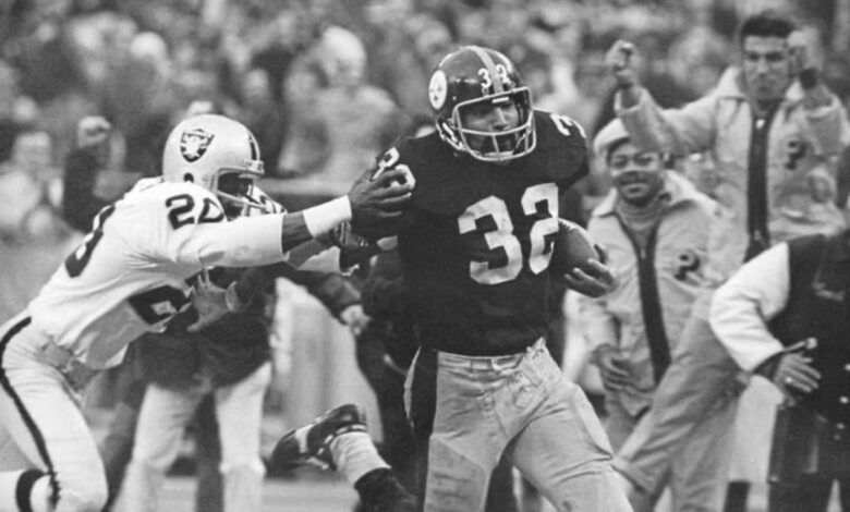 NFL: Acereros inmortalizan el mítico 32 de Franco Harris | Video