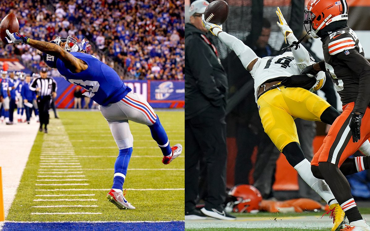 NFL: George Pickens hace un 'Odell Beckham' en acrobática recepción a una mano | Video