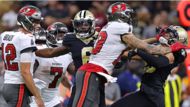 NFL: Sale barato a Mike Evans haber iniciado la trifulca entre Bucaneros y Santos | Video