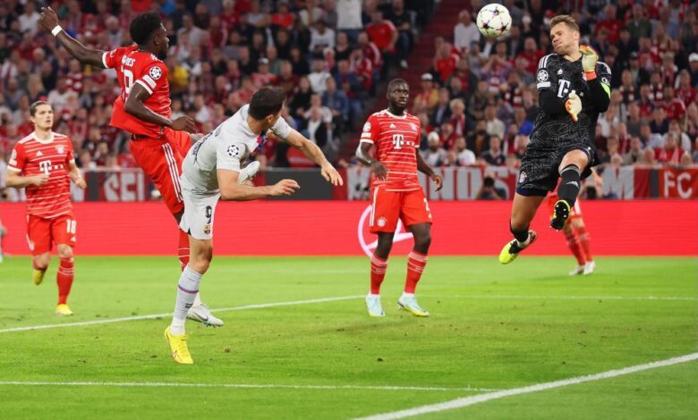 Neuer: "La suerte no estuvo del lado de 'Lewy' esta vez"