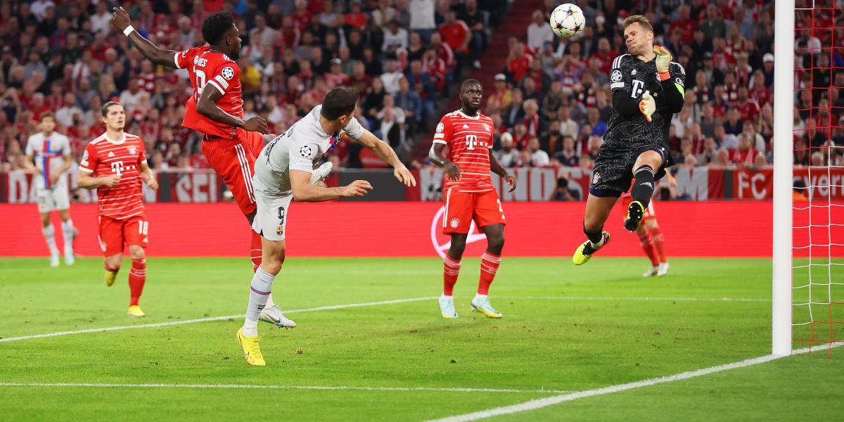 Neuer: "La suerte no estuvo del lado de 'Lewy' esta vez"