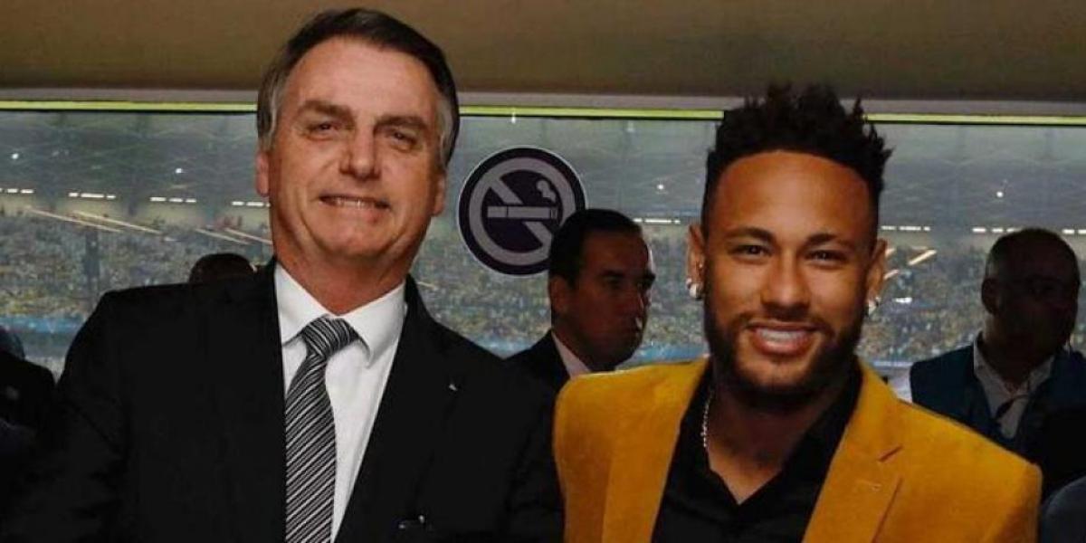 Neymar pide el voto para Bolsonaro