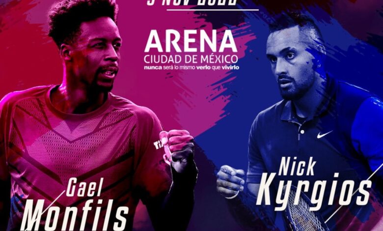 Nick Kyrgios y Gaël Monfils se enfrentarán en la Arena Ciudad de México | Video