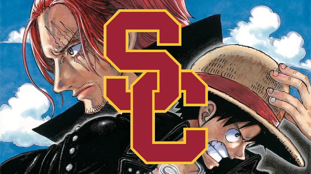 One Piece sale al campo durante el espectáculo de medio tiempo de fútbol americano universitario: mira
