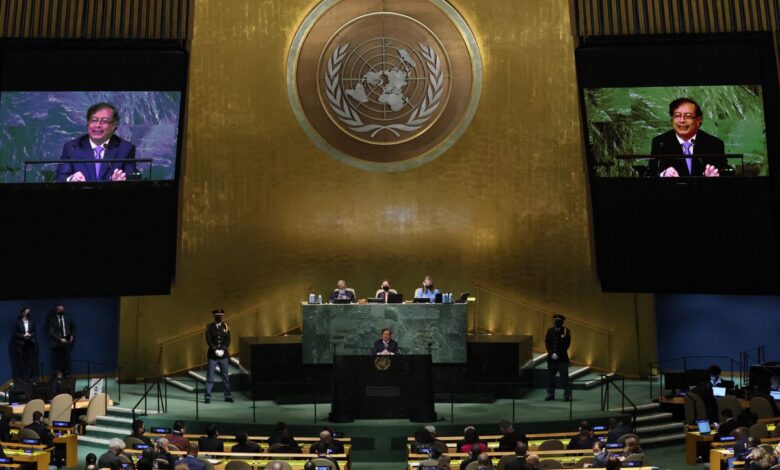 Petro lanza un firme alegato en la ONU para acabar con la guerra contra las drogas