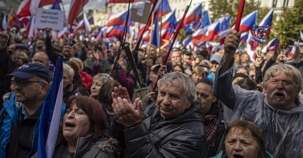 Protestas en Praga señalan un invierno turbulento en Europa