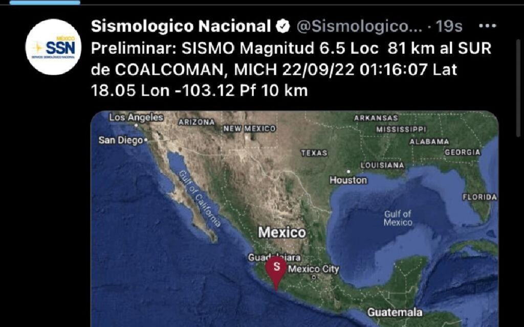 Realiza Policía sobrevuelos en CDMX para detectar daños tras sismo