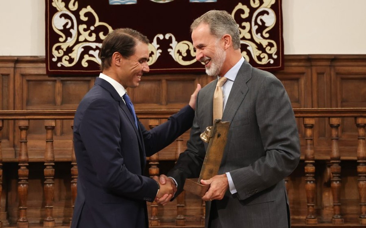Resalta Rey Felipe VI la “intachable actitud” de Rafael Nadal | Video