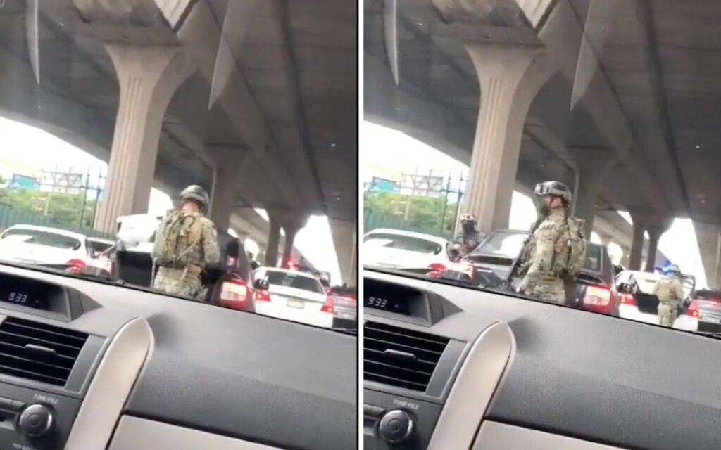 Revisa Marina autos en Periférico; "Se liberó una mujer secuestrada", aclara Policía de Atizapán | Video