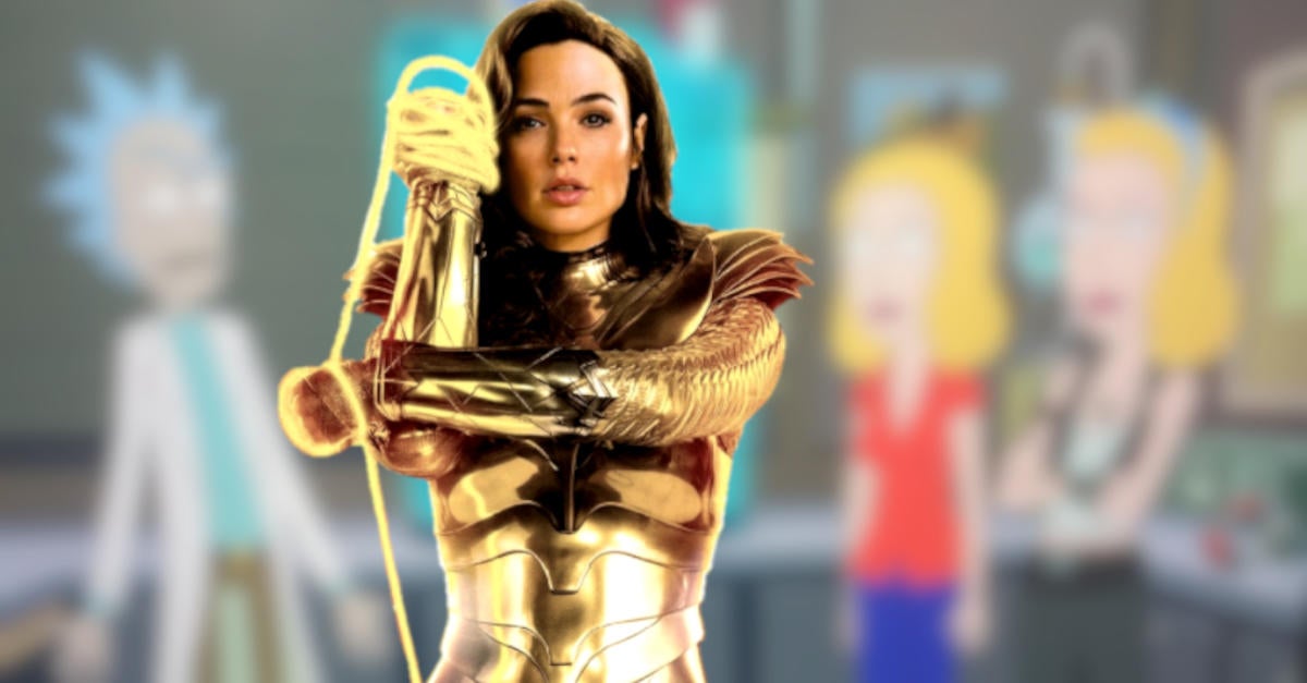 Rick and Morty le toma fotos a Wonder Woman 1984 en un nuevo episodio