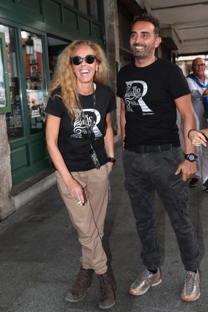 Rocío Carrasco y Fidel Albiac posando / Gtres