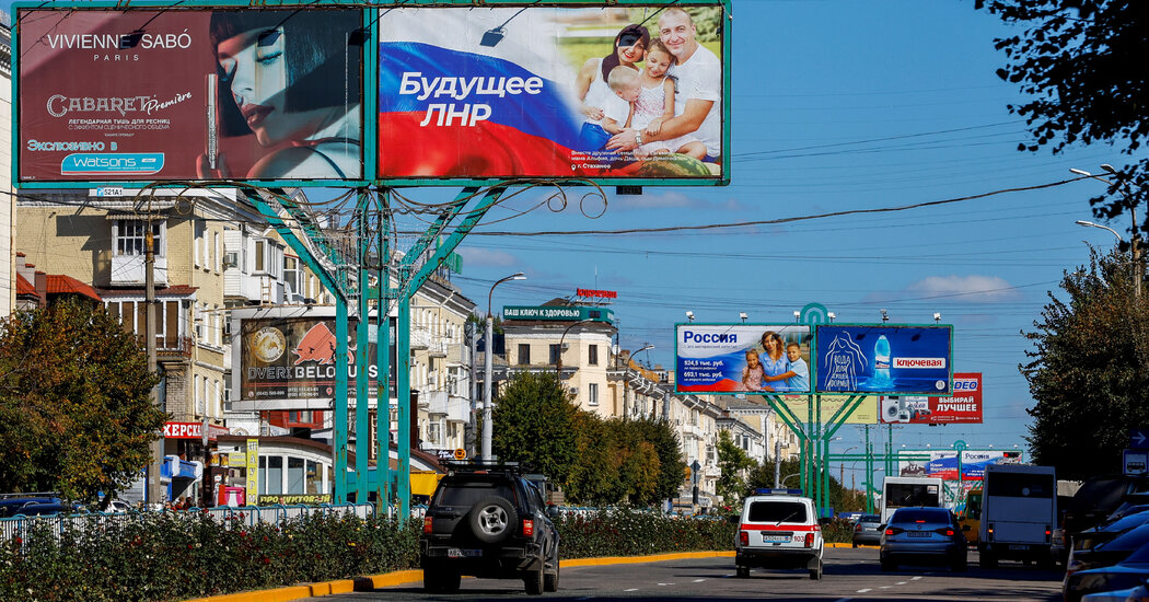 Rusia señala la anexión de partes de Ucrania, aumentando las apuestas en la lucha