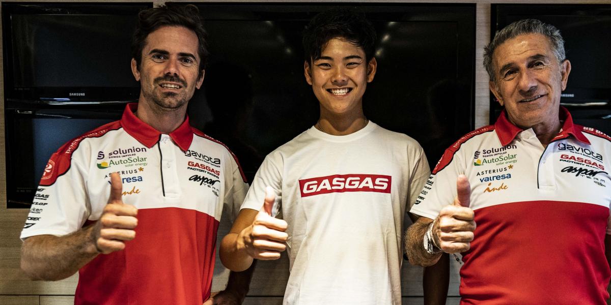 Ryusei Yamanaka, piloto del equipo de Aspar de Moto3 en 2023