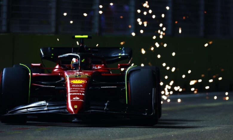 Sainz por delante de Leclerc en el segundo libre de Marina Bay