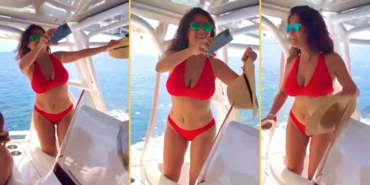 Salma Hayek celebra su 56 cumpleaños por todo lo alto: bailando a bordo de un yate