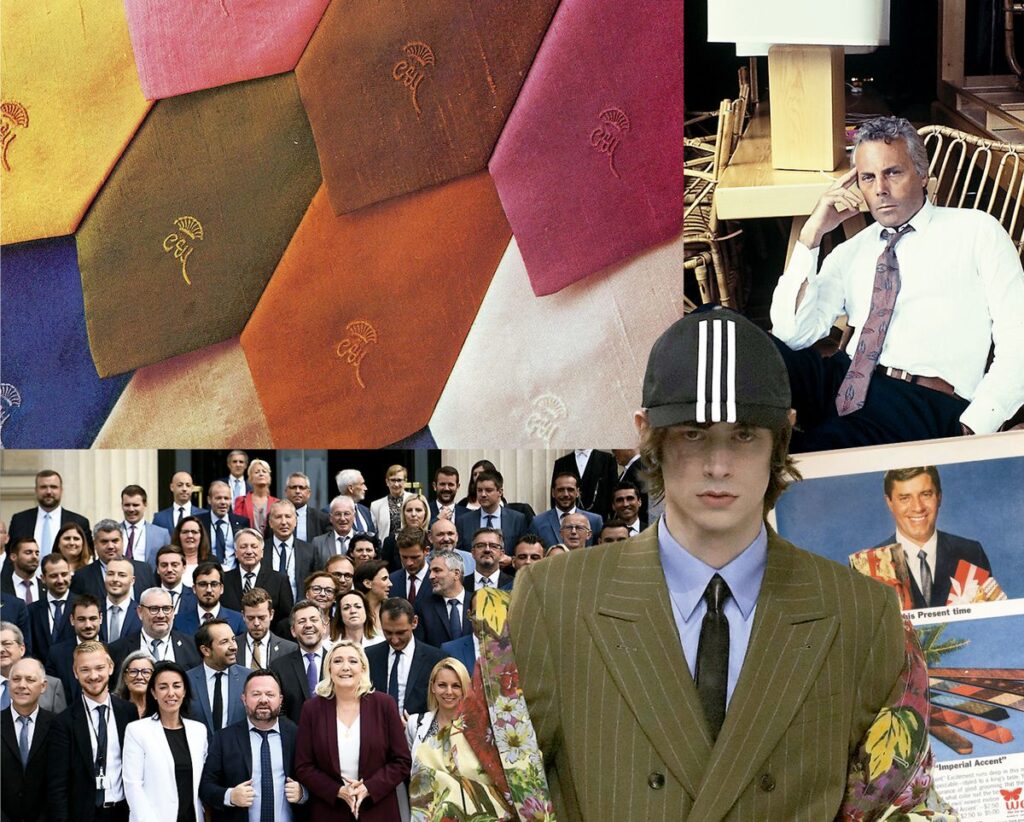 Una larga pieza de seda que apunta a la entrepierna: ¿las corbatas se han ido o acaban de volver?