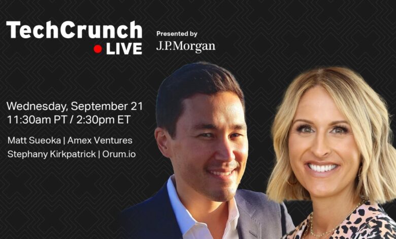 Venta de API con Orum y Amex Ventures en TechCrunch Live