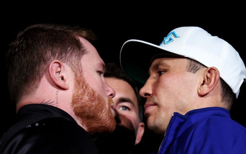 Ya se miden la distancia Canelo y GGG en Las Vegas | Video