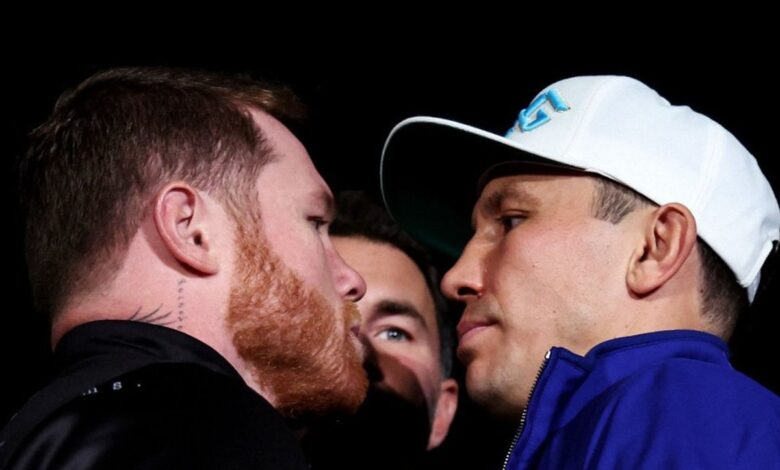 Ya se miden la distancia Canelo y GGG en Las Vegas | Video