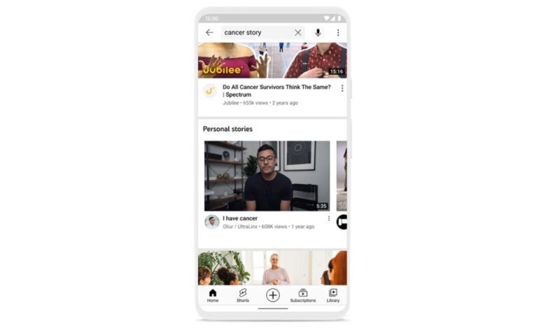 YouTube mostrará historias personales de pacientes en los resultados de búsqueda para consultas relacionadas con la salud